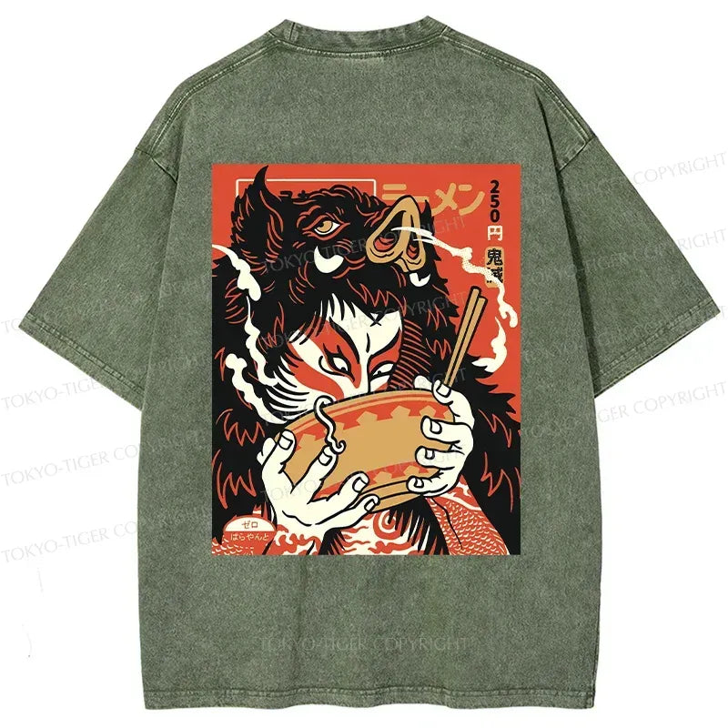 japanese washed t-shirt on sale