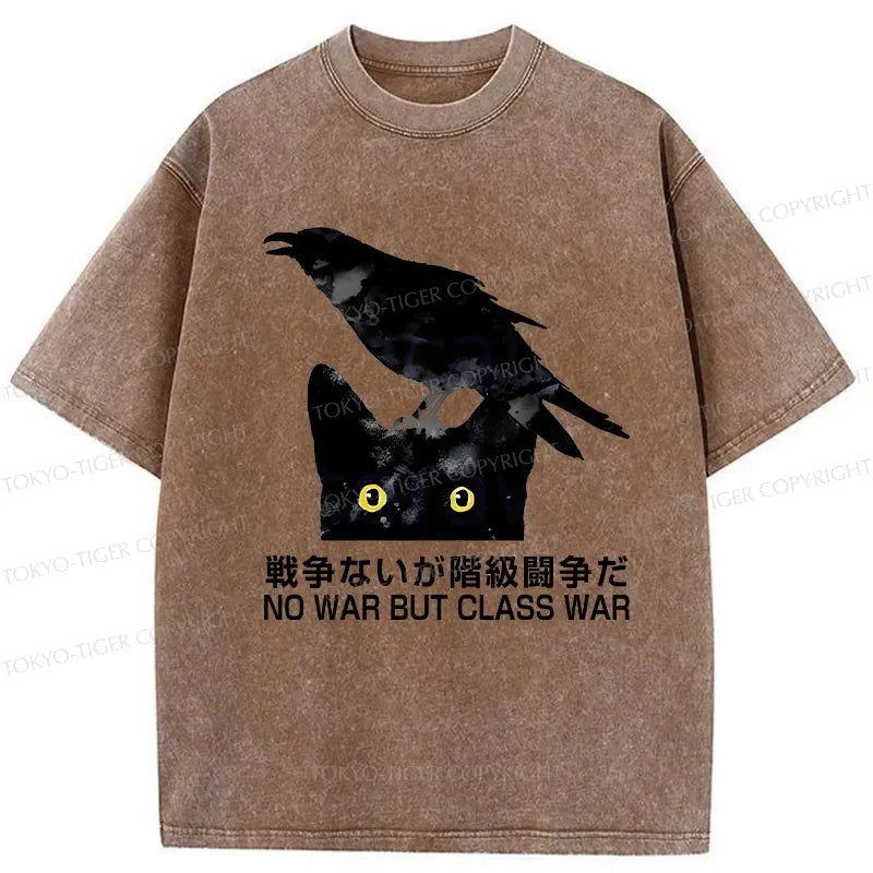 Kyoto-Lion No War But Class War Washed T-Shirt