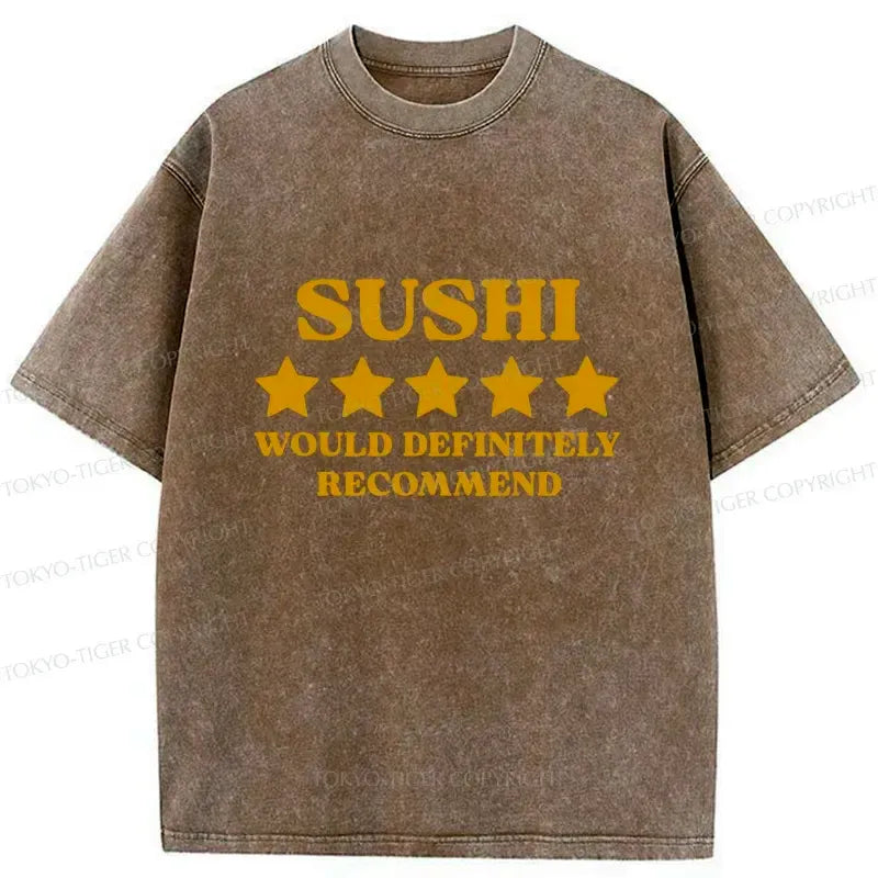vintage japanese sushi tee gift for him