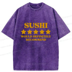 vintage japanese sushi tee gift for him