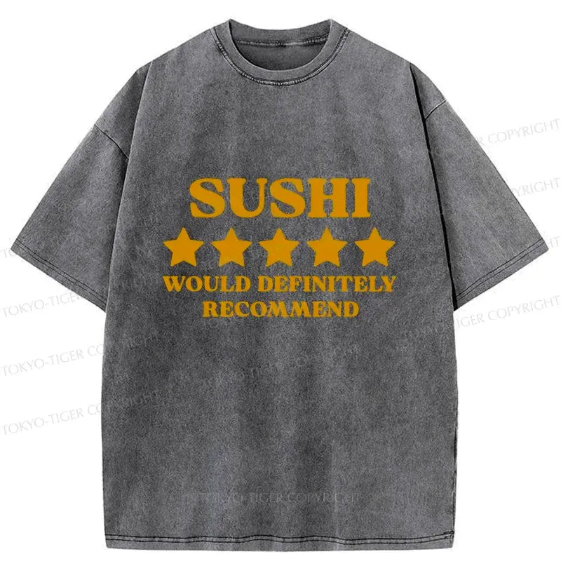 vintage japanese sushi tee gift for him