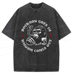 Kyoto-Lion Whiskey Unisex Casual Tee