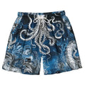 Vintage Ukiyo-e Octopus Swim Trunks on Sale
