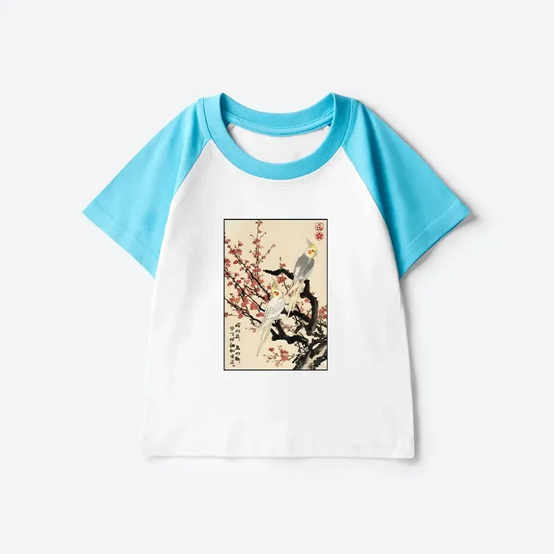 kyoto lion kids raglan for daily wear