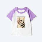 japanese woodblock print kids tshirt gift idea