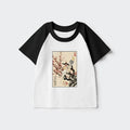 japanese woodblock print kids tshirt gift idea