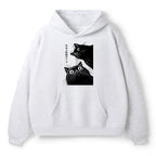 Kyoto-Lion Cat Watching Hoodie for Daily Wear