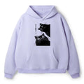 Kyoto-Lion The Cat Is Watching Today Adult Fleece Hoodie