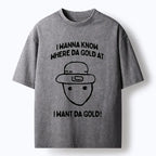 Washed Japanese Streetwear T-Shirt