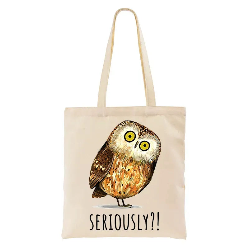 Kyoto-Lion canvas tote bag for daily wear