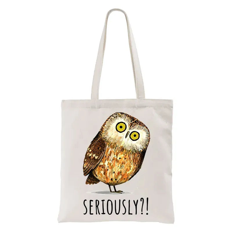 Kyoto-Lion canvas tote bag for daily wear