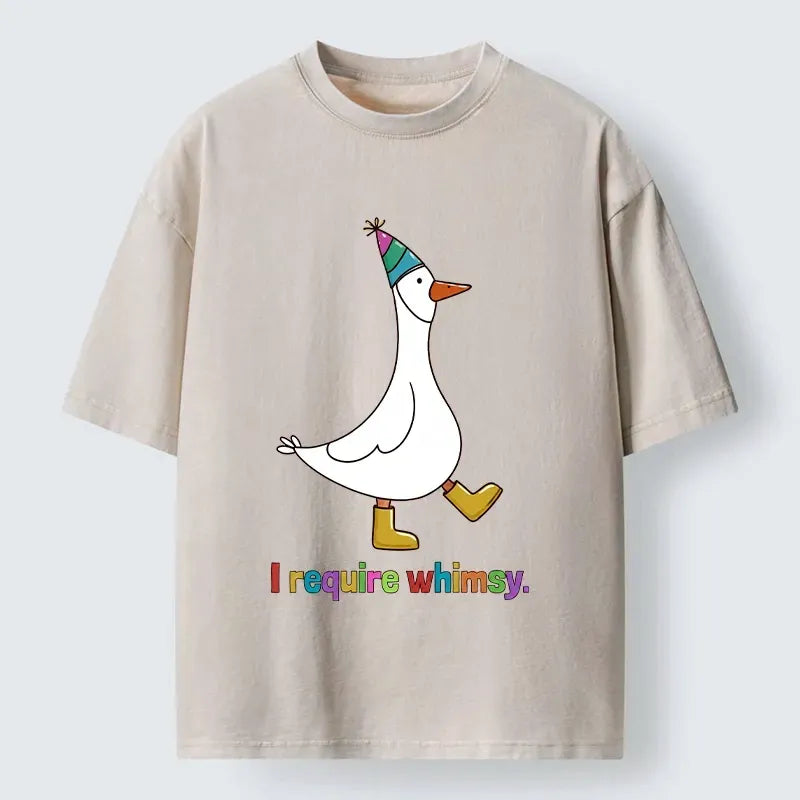 Whimsical goose t-shirt gift idea