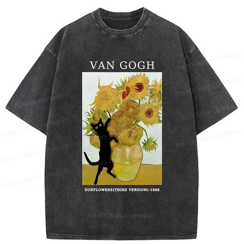 washed unisex t-shirt for daily wear