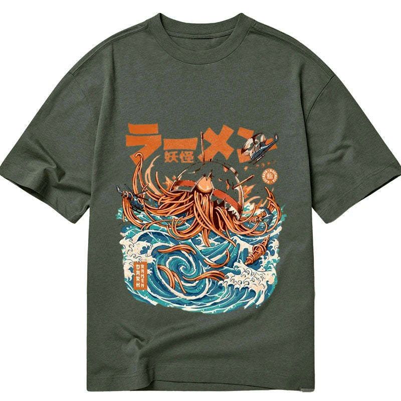 Kyoto-Lion The Great Ramen Yokai off Kanagawa Classic T-Shirt