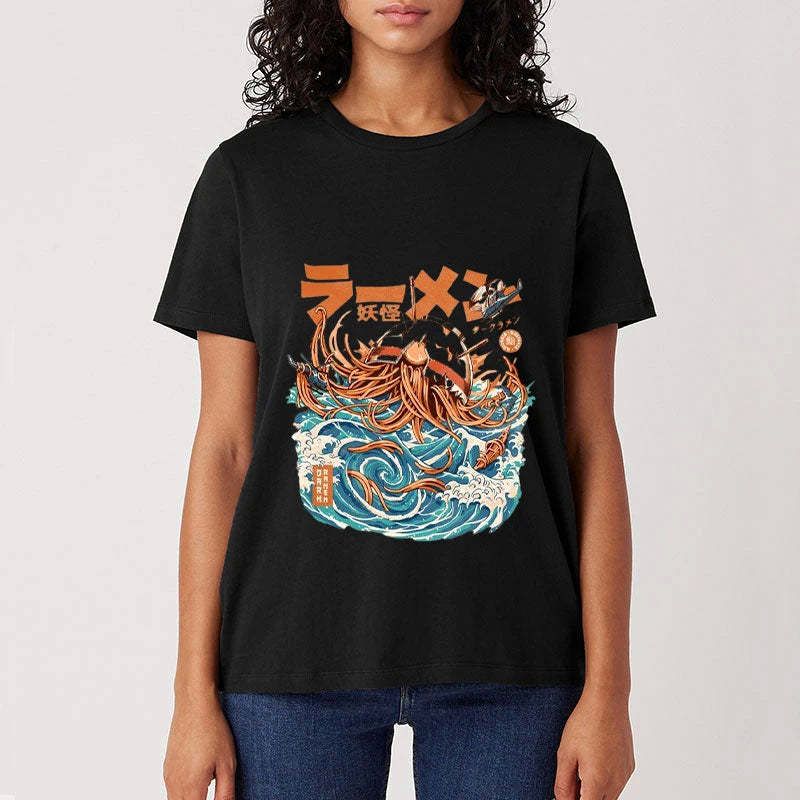 Kyoto-Lion The Great Ramen Yokai off Kanagawa Classic T-Shirt