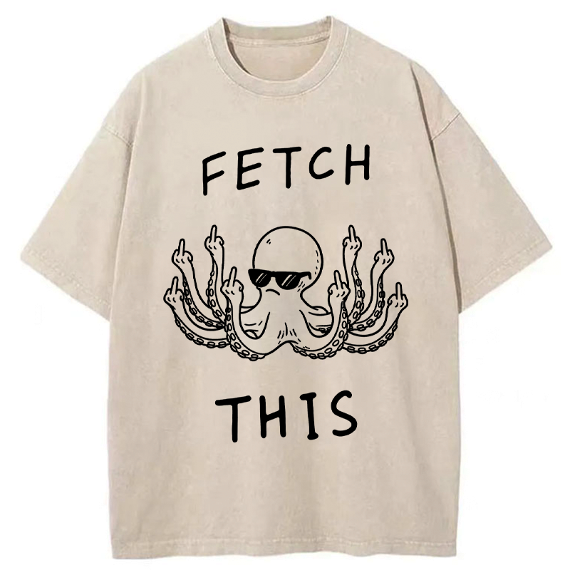 Japanese Octopus Vintage T-Shirt
