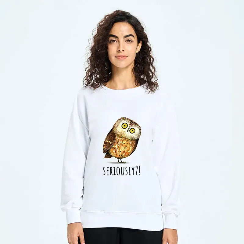 funny owl meme sweatshirt gift idea