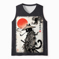 Unisex Cat Tank Top for Daily Wear