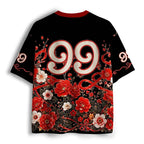 kyoto black cat unisex mesh jersey