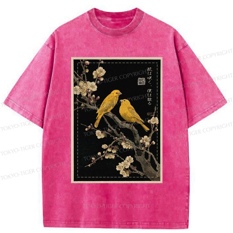 trendy Japanese woodblock print t-shirt