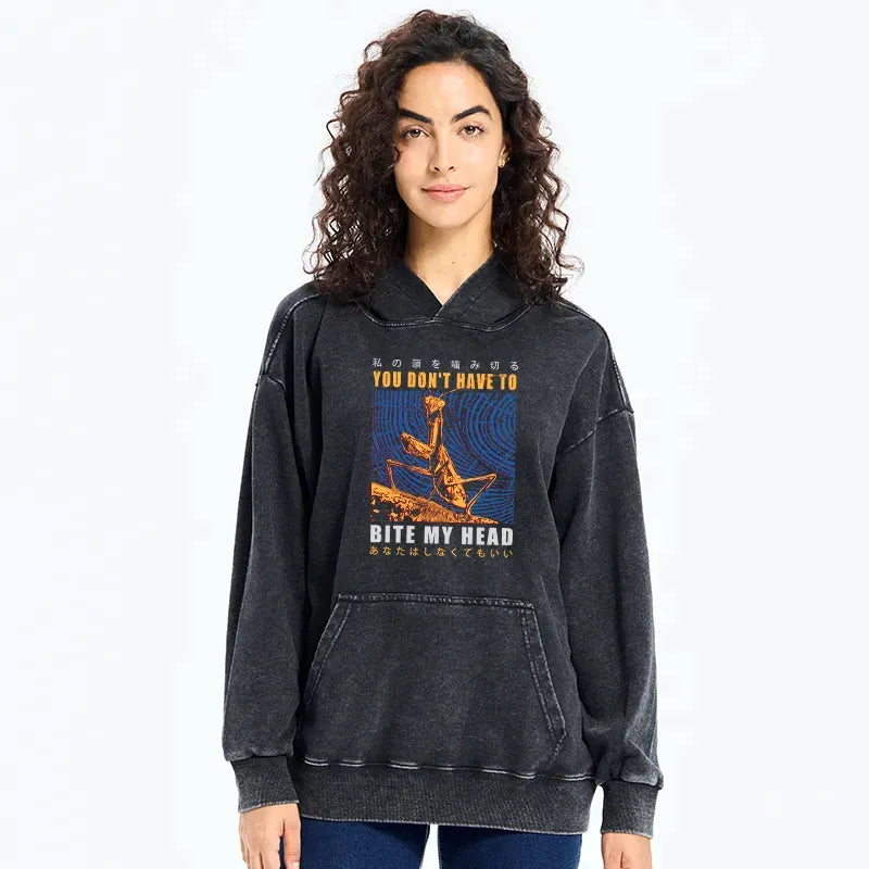 kyoto lion washed hoodie for daily wear