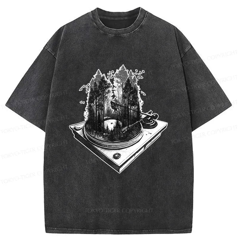 Kyoto lion music forest tee for summer vacation