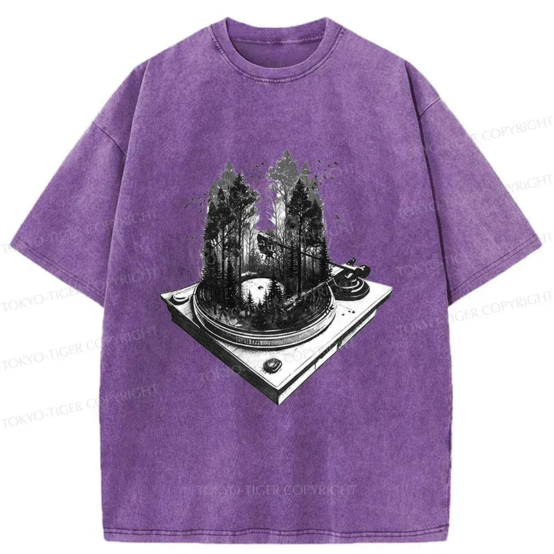 Kyoto lion music forest tee for summer vacation