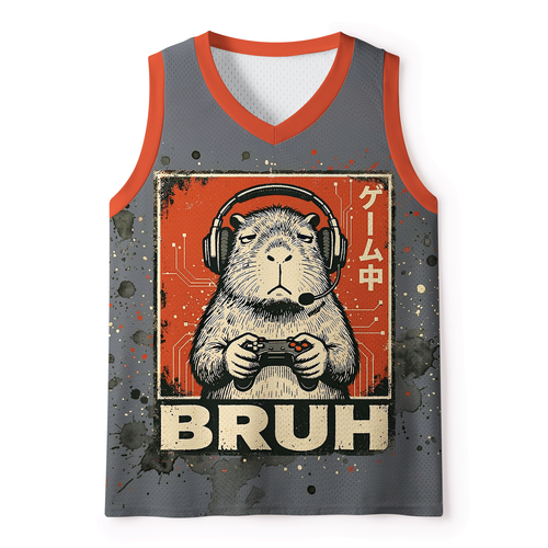 funny capybara tank top gift idea