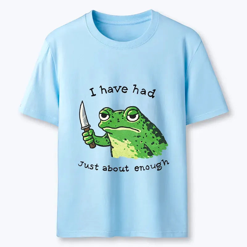 Japanese Culture Frog Tee for Summer