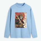 Samurai Sakura Ukiyo-e Tee for Daily Wear