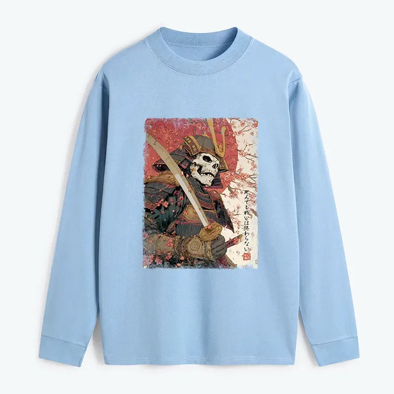 Samurai Sakura Ukiyo-e Tee for Daily Wear