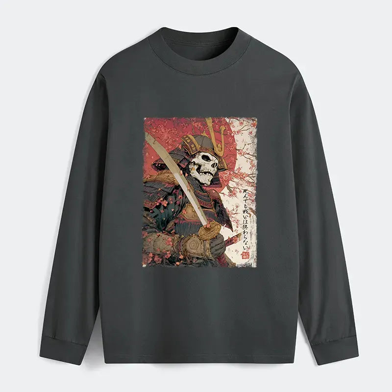 Samurai Sakura Ukiyo-e Tee for Daily Wear
