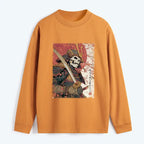 Kyoto-Lion Samurai Under The Sakura Classic Long Sleeve T-Shirt