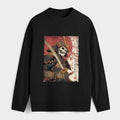 Samurai Sakura Ukiyo-e Tee for Daily Wear