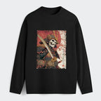 Samurai Sakura Ukiyo-e Tee for Daily Wear