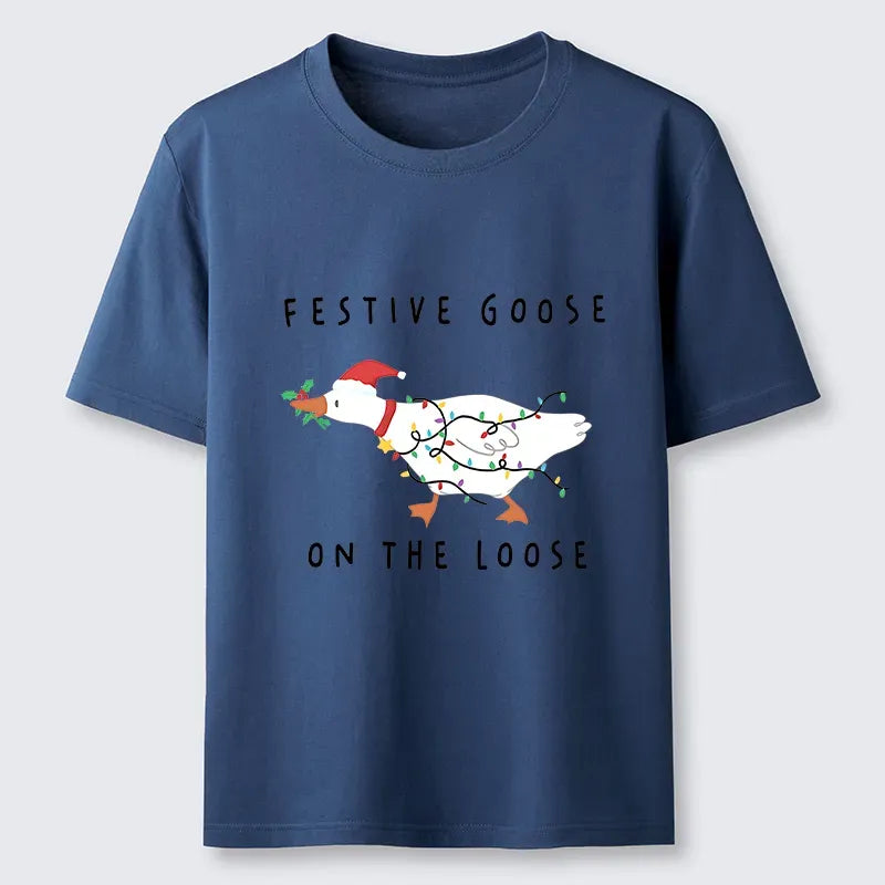 Kyoto-Lion Stupid Goose Christmas Classic T-Shirt
