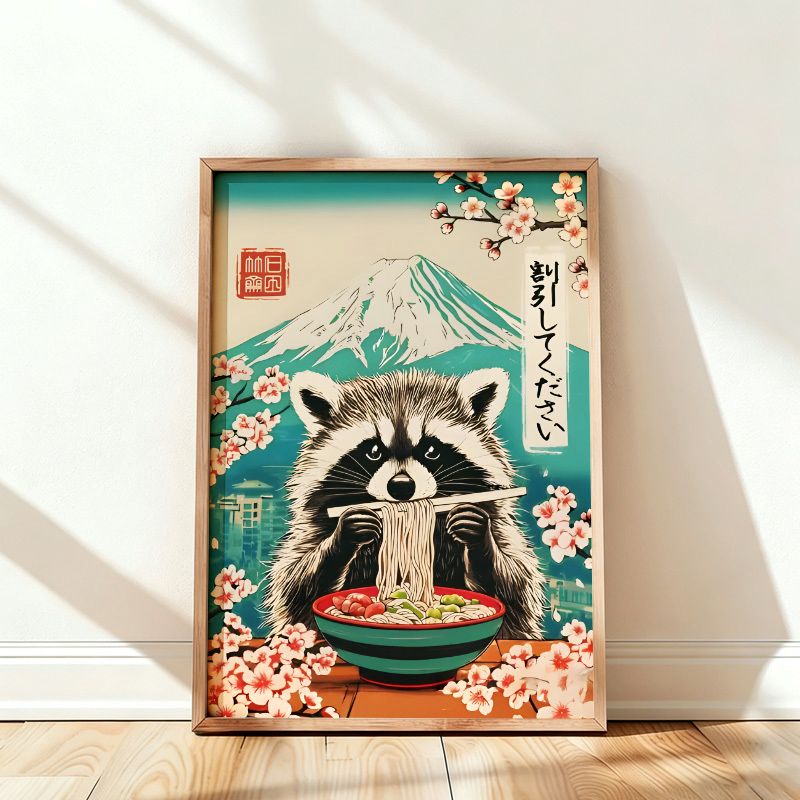Japanese Art Poster for Living Room