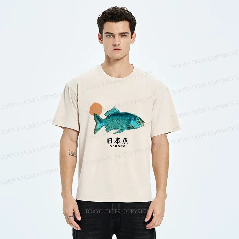 Japanese Vintage Fish T-Shirt Best Seller