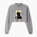 Washed Crop Sweatshirt for Women