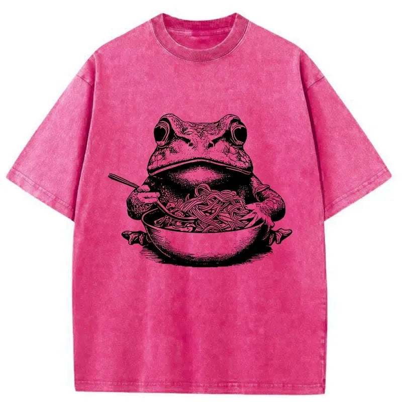 obsessed with ramen frog tee