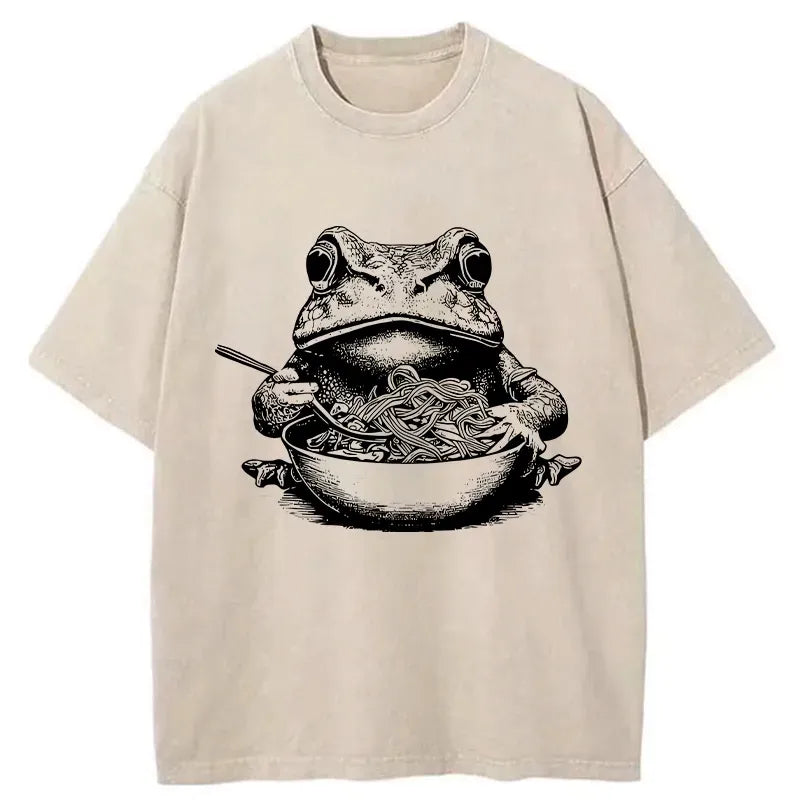 japanese frog t-shirt free shipping