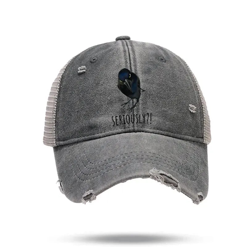 Kyoto-Lion Raven's Question Trucker Cap