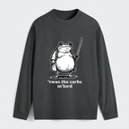 Kyoto-Lion Funny Fat Samurai Frog Classic Long Sleeve T-Shirt