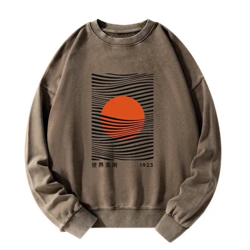 kyoto-lion minimalist sweatshirt for daily wear