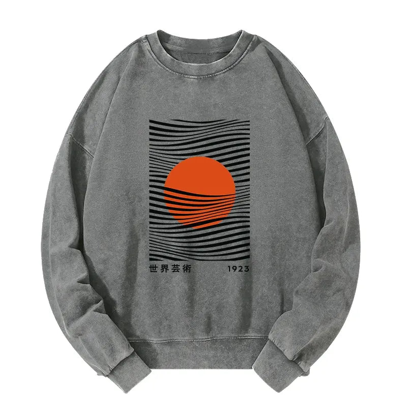 unisex sweatshirt with japanese culture design