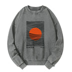 unisex sweatshirt with japanese culture design