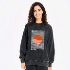 unisex sweatshirt with japanese culture design