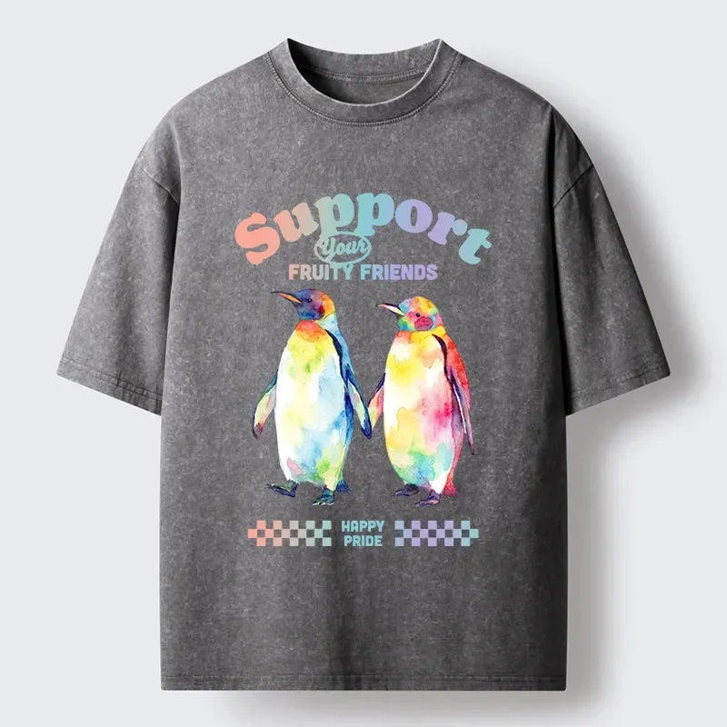 Funny Penguin Meme T-Shirt for Summer