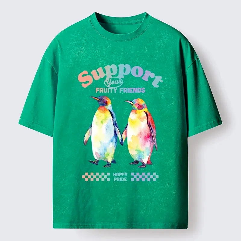 Funny Penguin Meme T-Shirt for Summer