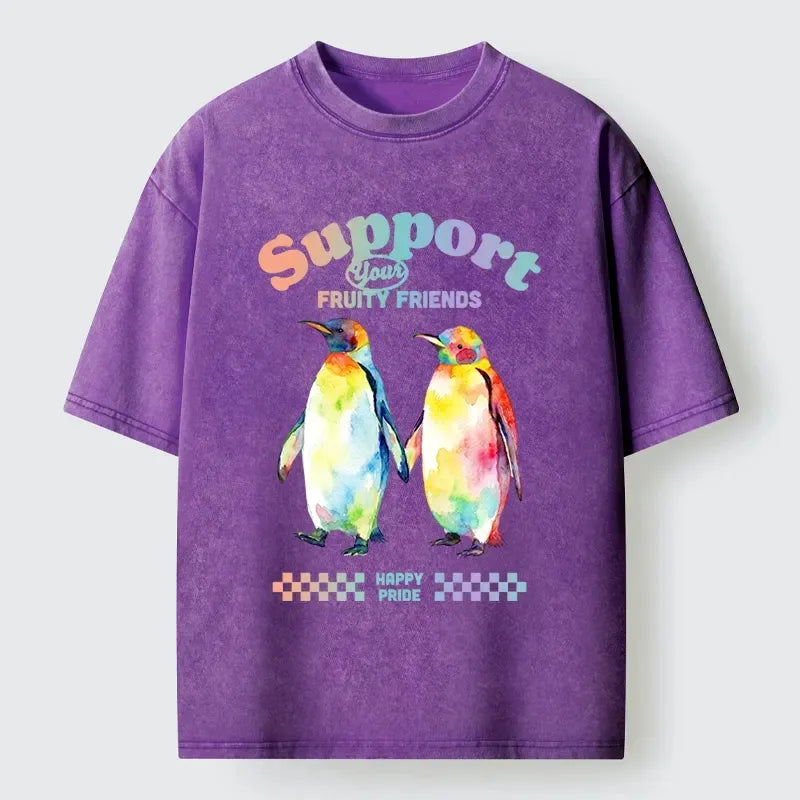 Funny Penguin Meme T-Shirt for Summer